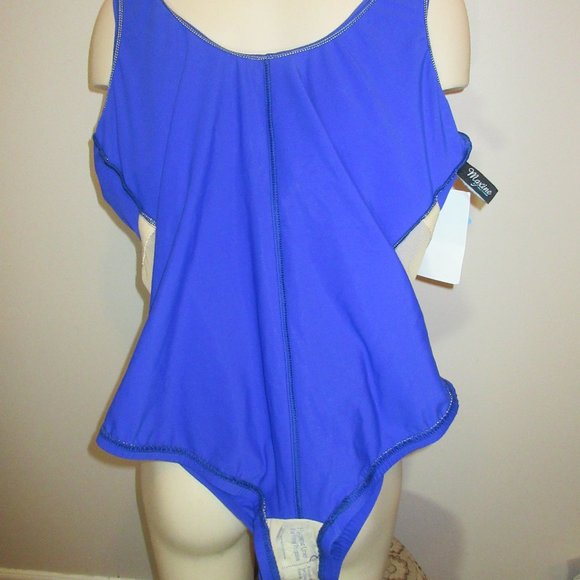 NWT Maxine of Hollywood Royal Blue Swim Suit size L/XL - Picture 9 of 9